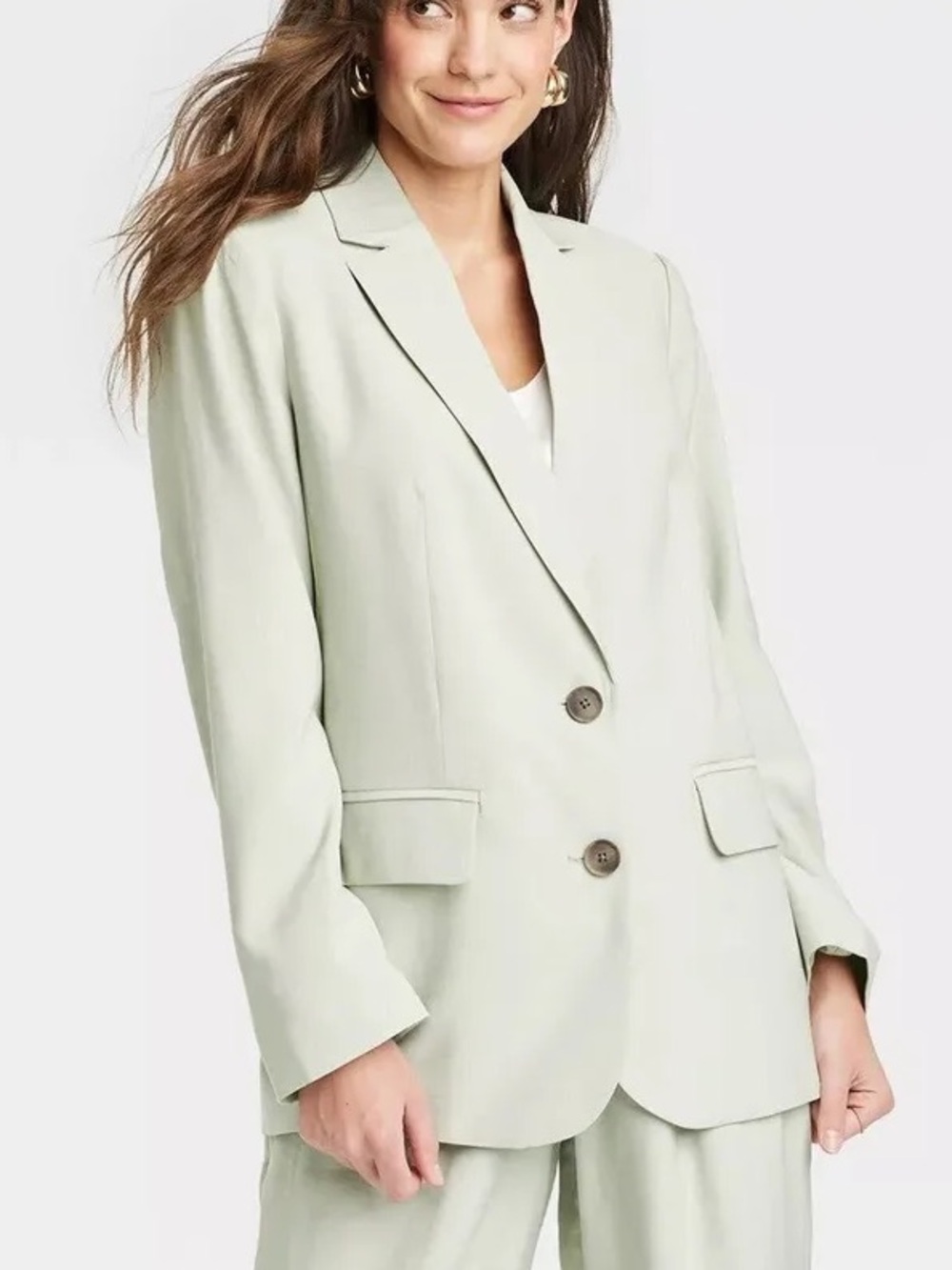 NWT Tailored Mint Green Blazer Jacket - Size S